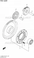 ROUE LIBRE DE DEMARREUR pour Suzuki KINGQUAD 500 2015