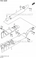 SILENCIEUX pour Suzuki KINGQUAD 500 2015