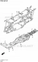 CADRE pour Suzuki KINGQUAD 500 2016
