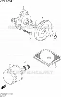 POMPE A HUILE pour Suzuki KINGQUAD 500 2016