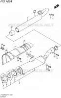SILENCIEUX pour Suzuki KINGQUAD 500 2016