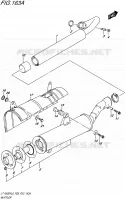 SILENCIEUX pour Suzuki KINGQUAD 500 2016