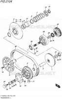 TRANSMISSION (1) pour Suzuki KINGQUAD 500 2016