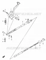 FREIN ARRIERE pour Suzuki KINGQUAD 700 2005