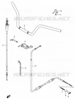 GUIDON pour Suzuki KINGQUAD 700 2005