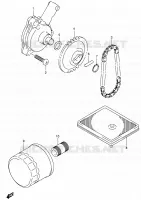 POMPE A HUILE pour Suzuki KINGQUAD 700 2005