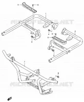 REPOSE PIED pour Suzuki KINGQUAD 700 2005