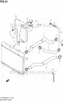 DURITE DE RADIATEUR pour Suzuki KINGQUAD 750 2010