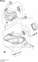 PHARE pour Suzuki KINGQUAD 750 2010