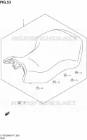 SELLE (P17) pour Suzuki KINGQUAD 750 2010