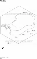 SELLE (P24) pour Suzuki KINGQUAD 750 2010