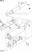 SILENCIEUX pour Suzuki KINGQUAD 750 2010