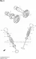 ARBRE A CAMES   VALVE pour Suzuki KINGQUAD 750 2010