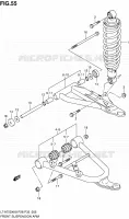 BRAS SUSPENSION AVANT pour Suzuki KINGQUAD 750 2010