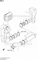 CONDUIT D'ADMISSION CARTER COURROIE pour Suzuki KINGQUAD 750 2010