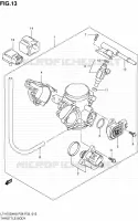 CORPS DE PAPILLON pour Suzuki KINGQUAD 750 2010
