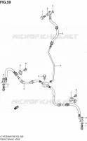 DURITE DE FREIN AVANT pour Suzuki KINGQUAD 750 2010