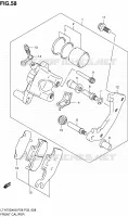 ETRIER DE FREIN AVANT pour Suzuki KINGQUAD 750 2010