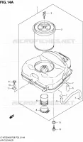 FILTRE A AIR (MODEL L0) pour Suzuki KINGQUAD 750 2010