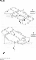 PORTE PAQUET pour Suzuki KINGQUAD 750 2010