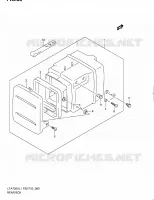 BOITE ARRIERE pour Suzuki KINGQUAD 750 2011
