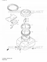 BOITE AVANT pour Suzuki KINGQUAD 750 2011