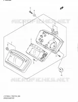 COMPTEUR (LT A750XZL1 P33) pour Suzuki KINGQUAD 750 2011