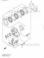 FREIN ARRIERE pour Suzuki KINGQUAD 750 2011