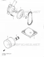 POMPE A HUILE pour Suzuki KINGQUAD 750 2011