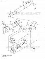 SILENCIEUX pour Suzuki KINGQUAD 750 2011
