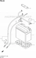 BATTERIE pour Suzuki KINGQUAD 750 2012