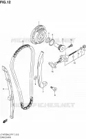 DISTRIBUTION pour Suzuki KINGQUAD 750 2012