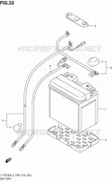 BATTERIE pour Suzuki KINGQUAD 750 2013