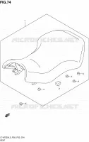 SELLE pour Suzuki KINGQUAD 750 2013