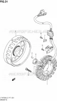 ALLUMAGE ROTOR   STATOR pour Suzuki KINGQUAD 750 2013