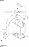 BATTERIE pour Suzuki KINGQUAD 750 2013