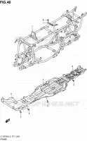 CADRE pour Suzuki KINGQUAD 750 2013
