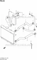 DURITE DE RADIATEUR pour Suzuki KINGQUAD 750 2013