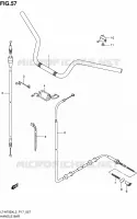 GUIDON pour Suzuki KINGQUAD 750 2013