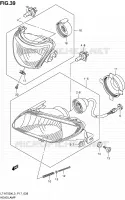 PHARE pour Suzuki KINGQUAD 750 2013