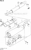 SILENCIEUX pour Suzuki KINGQUAD 750 2013