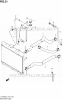 DURITE DE RADIATEUR pour Suzuki KINGQUAD 750 2014
