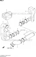CONDUIT D'ADMISSION CARTER COURROIE pour Suzuki KINGQUAD 750 2013