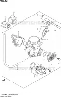 CORPS DE PAPILLON pour Suzuki KINGQUAD 750 2013