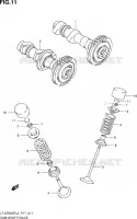 ARBRE A CAMES   VALVE pour Suzuki KINGQUAD 750 2013