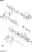 ENSEMBLE SELECTEUR DE VITESSES pour Suzuki KINGQUAD 750 2013