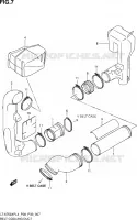 CONDUIT D'ADMISSION CARTER COURROIE pour Suzuki KINGQUAD 750 2014
