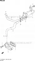 SYSTEME RECYCLAGE GAZ ECHAPPEMENT pour Suzuki KINGQUAD 750 2014