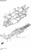 CADRE pour Suzuki KINGQUAD 750 2015