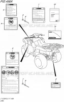 ETIQUETTE pour Suzuki KINGQUAD 750 2015